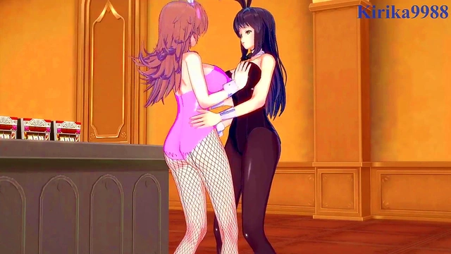 Sexy Sofia Tempts Nadia With Her Sultry Body for Intense 3D Anime Lover's Delight