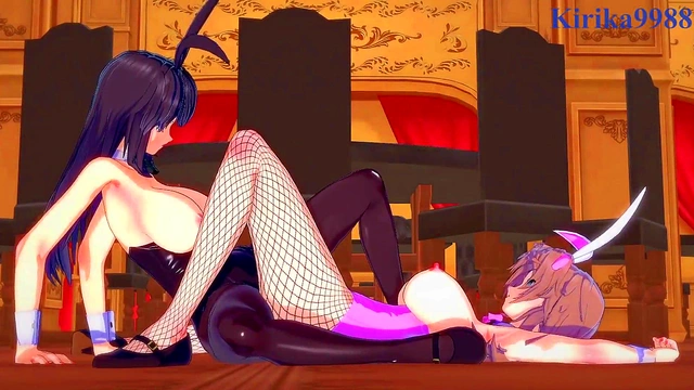 Sexy Sofia Tempts Nadia With Her Sultry Body for Intense 3D Anime Lover's Delight