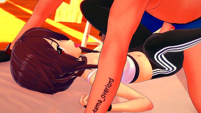 Naked Emma Gets Naughty Gravure Action in Anime Fantasy Scene