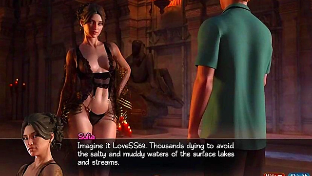 Naomi's Hot Ass Fucked While Tasha Watches in Anime Style