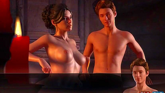 Naomi's Hot Ass Fucked While Tasha Watches in Anime Style