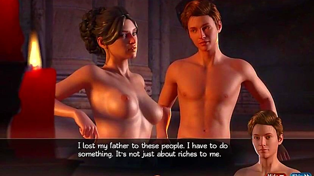 Naomi's Hot Ass Fucked While Tasha Watches in Anime Style