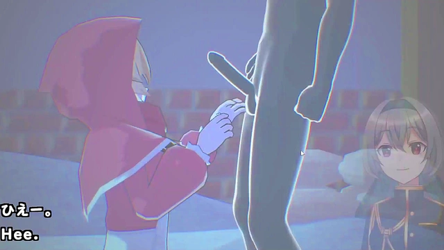 Busty Anime Witch Enchants Wizard With Sexy Spells & Hot Threesome Action