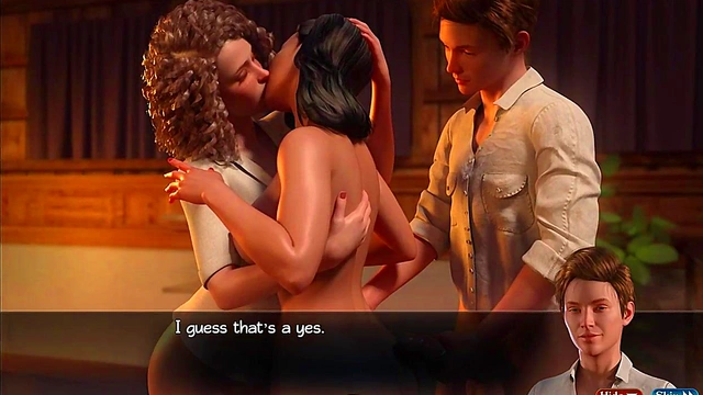 Naughty Sims 4 Machinima My Art Prof's Hot Threesome Love Story