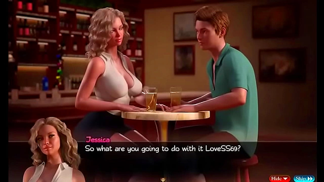 Huge-Titted Anime Babe Gets Fucked Publicly by Big-Dicked Futa for Handjob Cumshot Action!