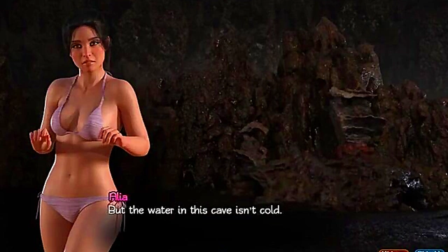 Sexy VR Babe Dances Seductively for Your Pleasure in 3D Fantasy World