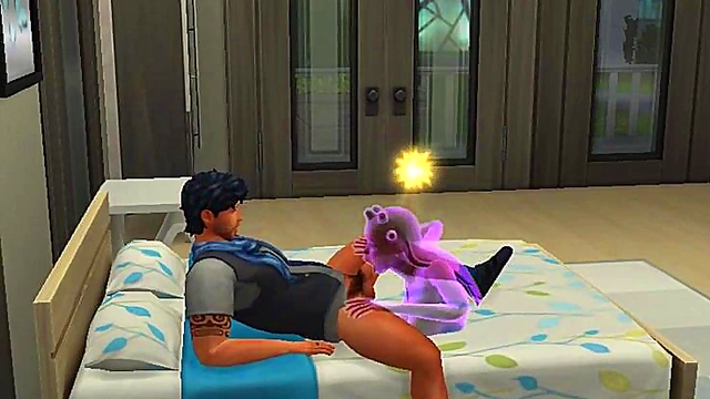 Nurse Fantasies Anime Babe Seduces Dying Man for Rough Sex Scene