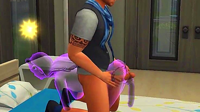 Nurse Fantasies Anime Babe Seduces Dying Man for Rough Sex Scene