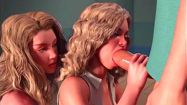 Seductive Mature MILF Devours Innocent Asian Teen's Pussy in 3DCG Bliss