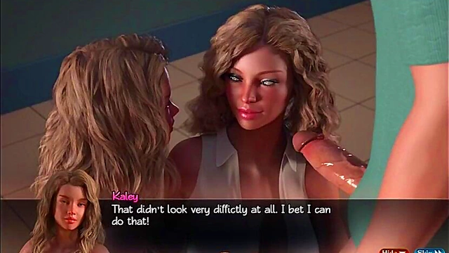 Seductive Mature MILF Devours Innocent Asian Teen's Pussy in 3DCG Bliss