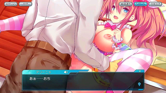 Naughty Anime Babe Shows Off Busty Body for Blowjob & Giant Cock Fun