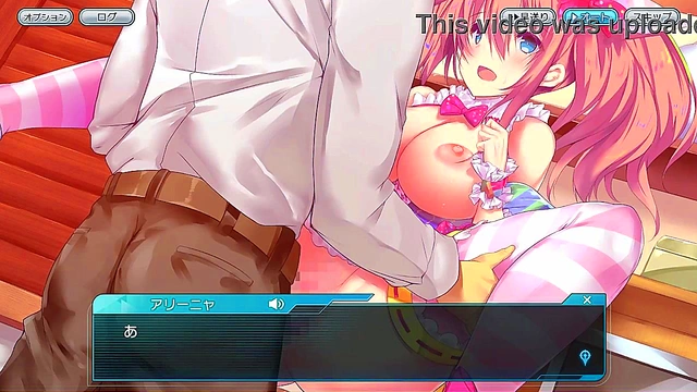 Naughty Anime Babe Shows Off Busty Body for Blowjob & Giant Cock Fun