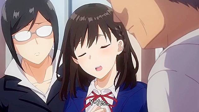 Library Girl 1 - Pervy old janitor fucks a busty schoolgirl with dirty cock