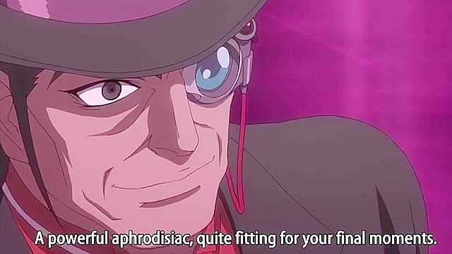 Huge titty anime babe is suspended and then jizzed in all holes by tentacles