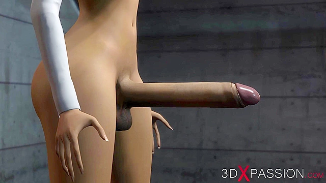 3d sexy dickgirl teacher fucks cute college girl in bondage