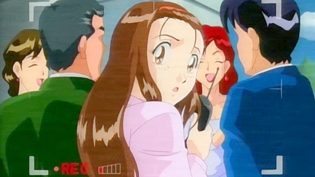 Anime schoolgirl is chained and taught to be a horny slave slut