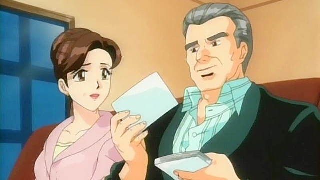 Anime schoolgirl is chained and taught to be a horny slave slut