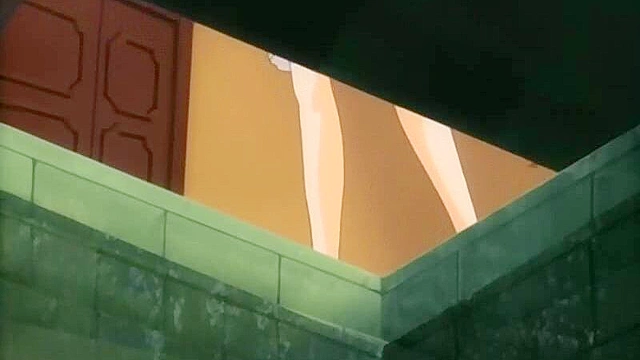 Anime schoolgirl is chained and taught to be a horny slave slut