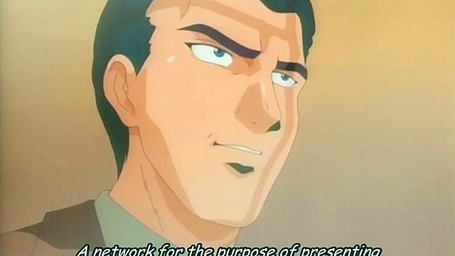 Anime schoolgirl is chained and taught to be a horny slave slut