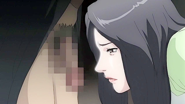 Desire for a Mature Woman - Hentai milf tied up and hard fucked while spied on