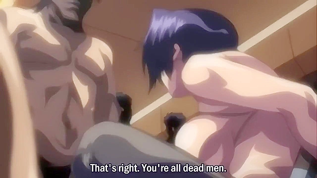 Brainwashed prison slaves are used like dirty fuck toys by the whole crew