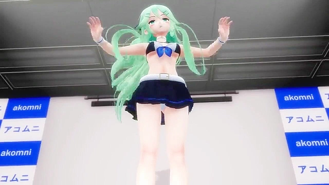 Teen japanese pop star gets stuck in a wall and fucked from behind