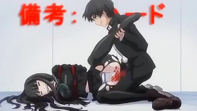 Teen hentai schoolgirl gets her virgin pussy creampied in sex prisom