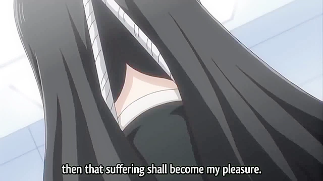 Teen hentai schoolgirl gets her virgin pussy creampied in sex prisom