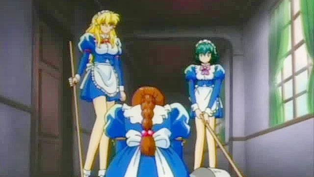 House maid is chained up and used as sex slave