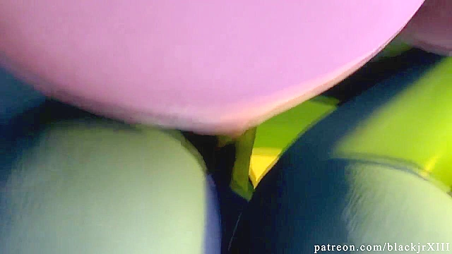 My little futanari ponies whip out their big cocks and do it horsey style