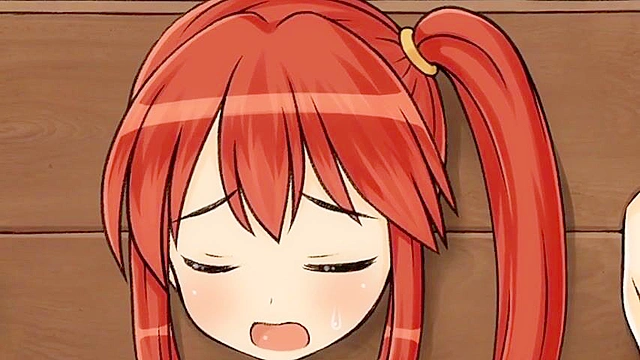 Cute teen girl is chained up in a dungeon and fucked by hentai monster cock