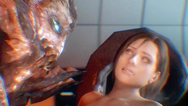 Nightmare Code Valentine - Jill Valentine gets rough sex from zombie monsters