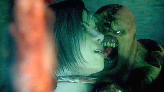 Nightmare Code Valentine - Jill Valentine gets rough sex from zombie monsters