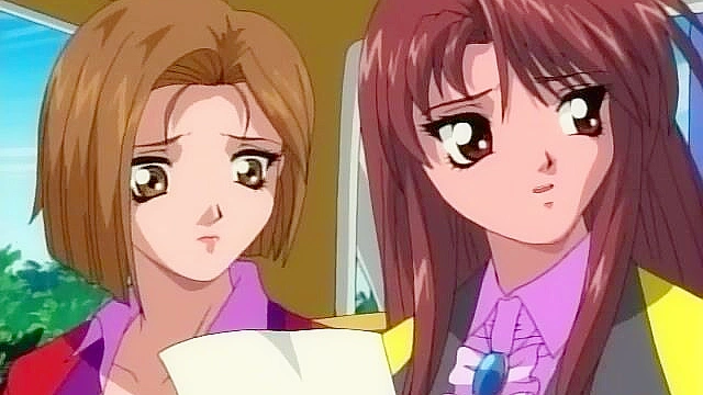 Mystery of the Necronomicon 3 - Lesbian dominatrix whips hentai slave while girl masturbates