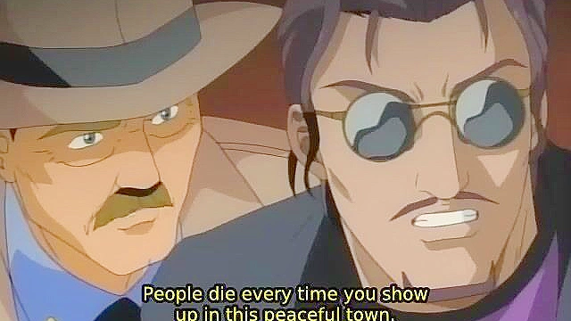 Mystery of the Necronomicon 3 - Lesbian dominatrix whips hentai slave while girl masturbates