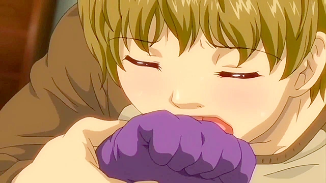 Petite hentai schoolgirl uses her foot to make a guy climax - compilation