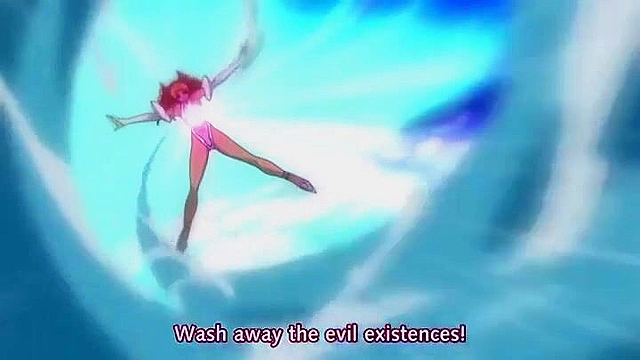 Bound and pregnant hentai witches are fucked by tentacles