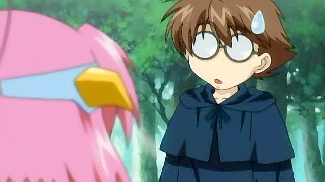 Cute teen succubus with a tail is fucked by an angel with a futanari cock