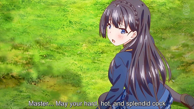 Real Erogame Situation 2 ep1 - Busty schoolgirl is caught masturbating & squirting in classroom