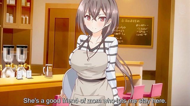 Real Erogame Situation 2 ep1 - Busty schoolgirl is caught masturbating & squirting in classroom