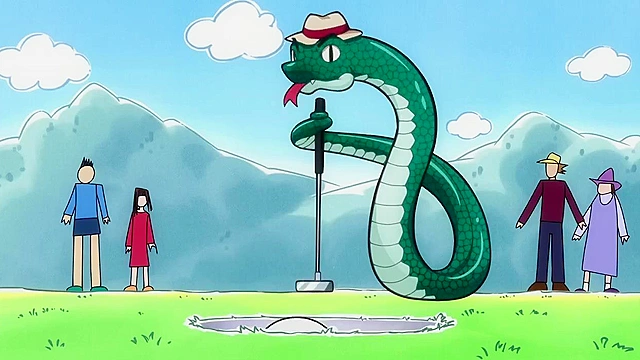 Pervy photographer takes naughty photos of monster babes