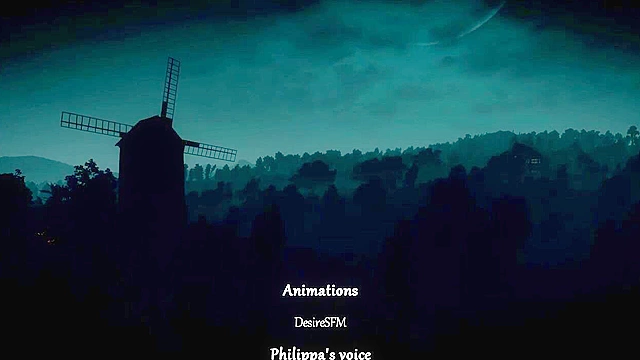 Triss Merigold gives a babe a vicious hard futa fuck from the back