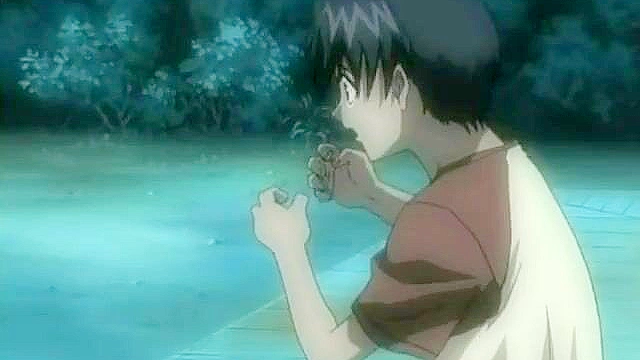 Wet Summer Days 2 - Old school hentai with virgin girlfriend getting tender sex