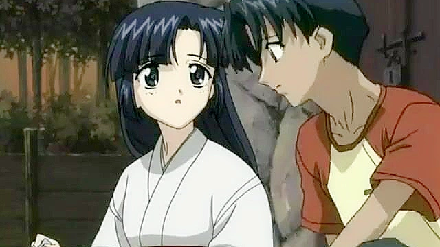 Wet Summer Days 2 - Old school hentai with virgin girlfriend getting tender sex