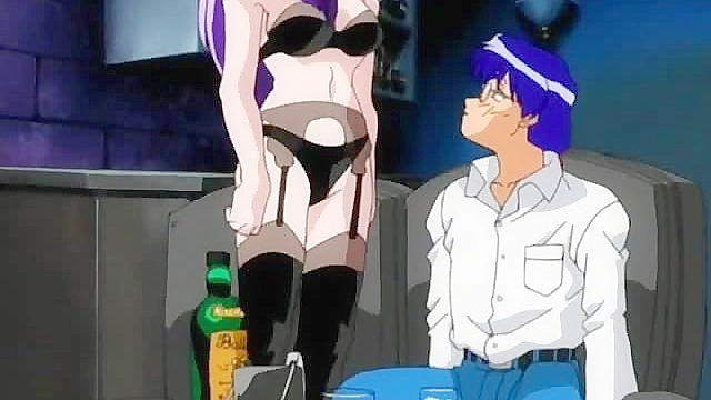 Tied up hentai babe gets fucked repeatedly by mob boss