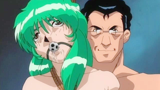 Tied up hentai babe gets fucked repeatedly by mob boss