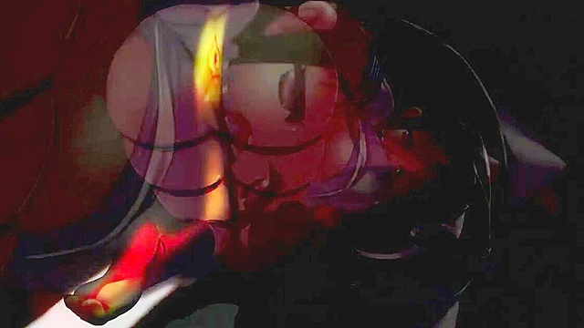 Teen with huge anime tits is chained up and fucked rough and dirty