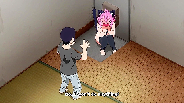 Beast Girl Communication 2 - Nerd summons hentai catgirl for kinky sex