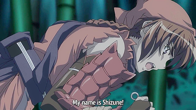 Samurai Hormone - Female ninja fails in mission so gets fucked by dad and brother