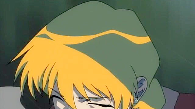 Lesbian vampire ties up schoolgirl and bites her naked body